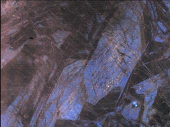 Optical cathodoluminescence image of early quartz