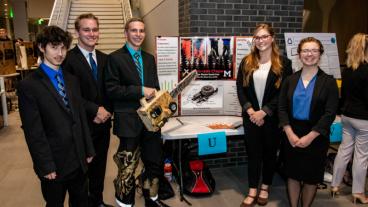 Blaster Disaster Rescue Team with their winning Cornerstone Design project