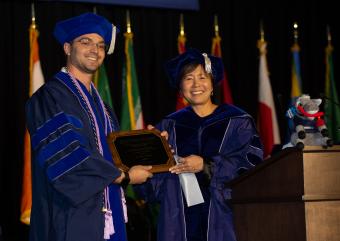 Peter Weddle with Research VP Stefanie Tompkins