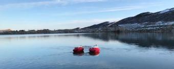 Autonomous Surface Vehicle in the water