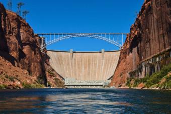 Stock image of Glen Canyon Dam