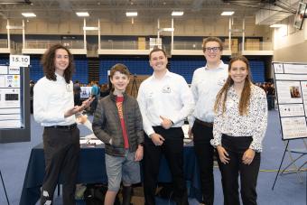 E-Stim for Oliver at Spring 2023 Capstone Showcase