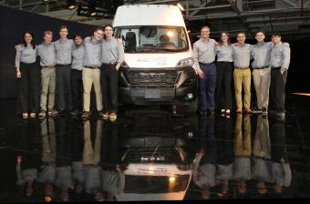 Mines and ACC team with the 2024 RAM ProMaster