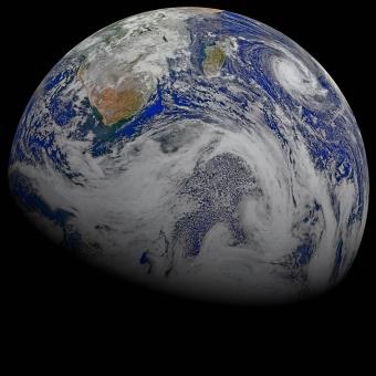 Earth from NASA/NOAA Suomi National Polar-orbiting Partnership spacecraft 