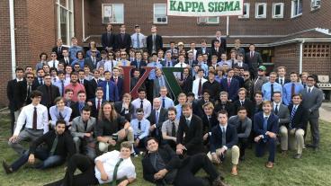 Group photo of Kappa Sigma