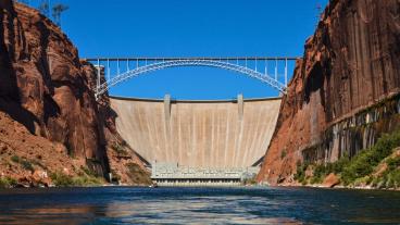 Stock image of Glen Canyon Dam