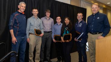 Group photo of faculty award winners