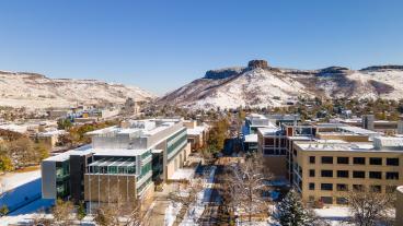 Mines campus winter 2023