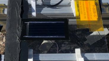 An outdoor stability testing system for perovskite modules (courtesy of Jinsong Huang)