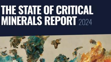 Critical minerals report cover