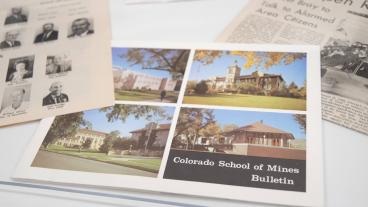 A Colorado School of Mines Bulletin was one of the items inside the 1968 Time Capsule.