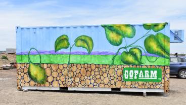 One of GoFarm's new containers in Arvada