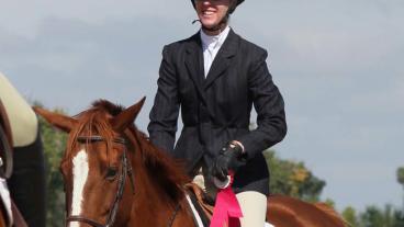 Allison Pelzel at the second show of the season at Fall River Farm. (Photo Credit: Emily Hart)